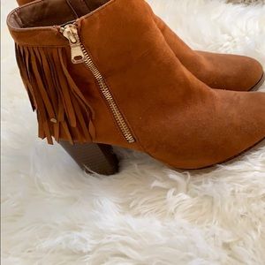 Charlotte Russe brown booties
